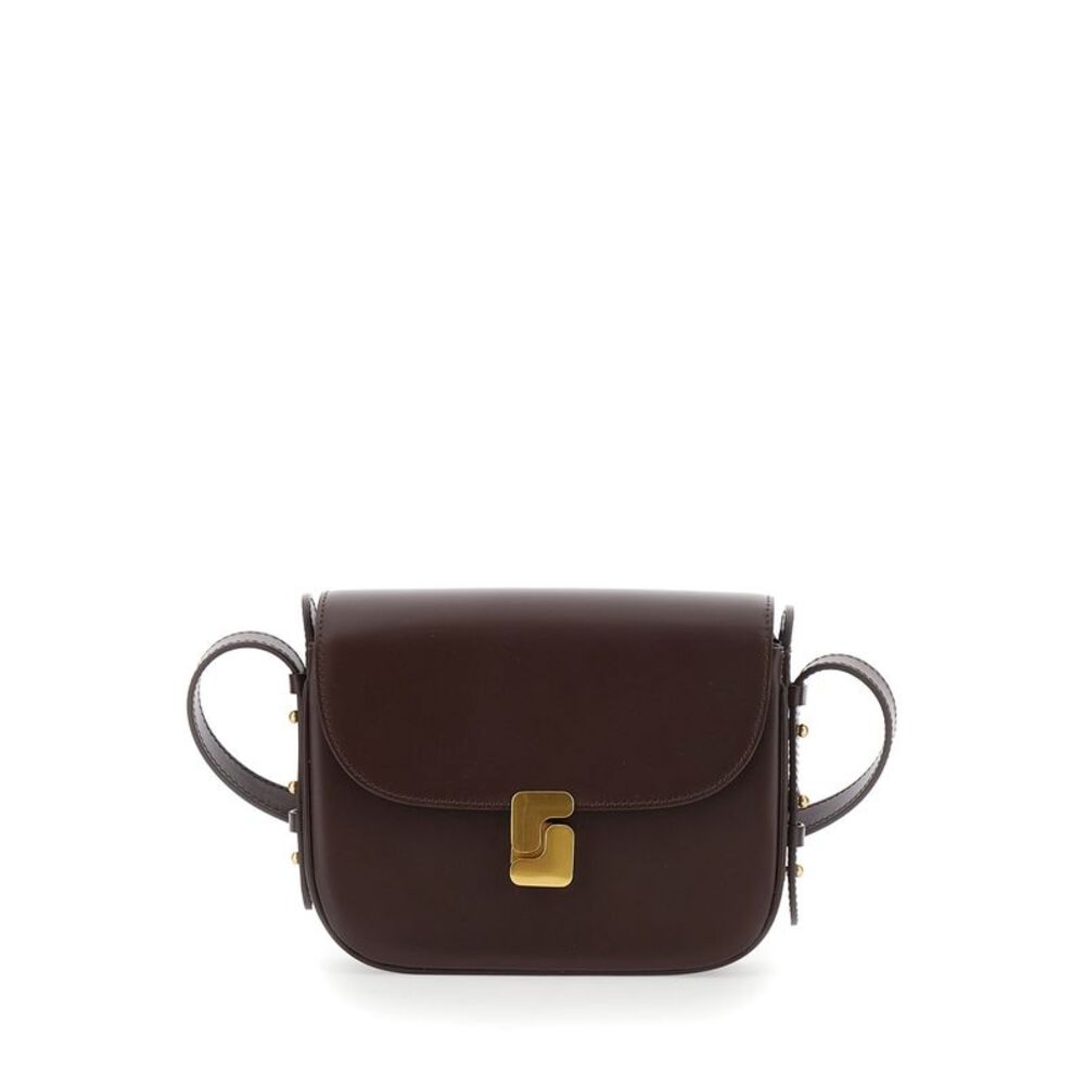 Soeur Women Bellissima Mini With Zip Closure In Brown Leather For Women